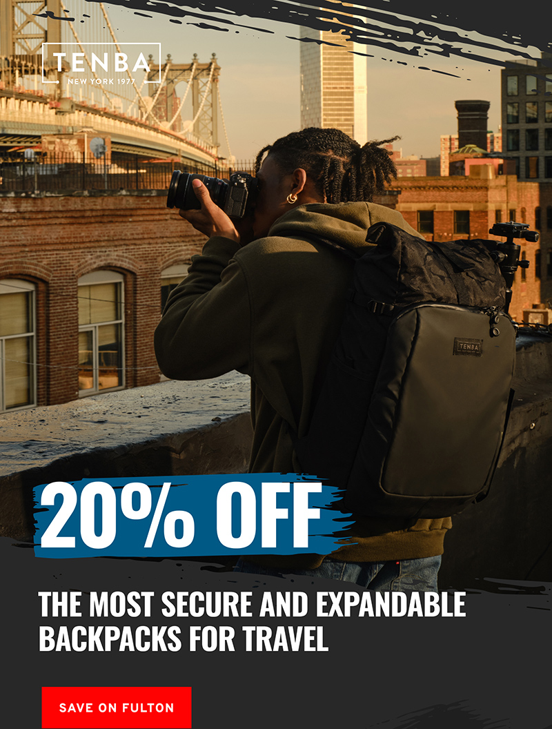 20% Off Fulton  the most secure and expandable backpacks for travel