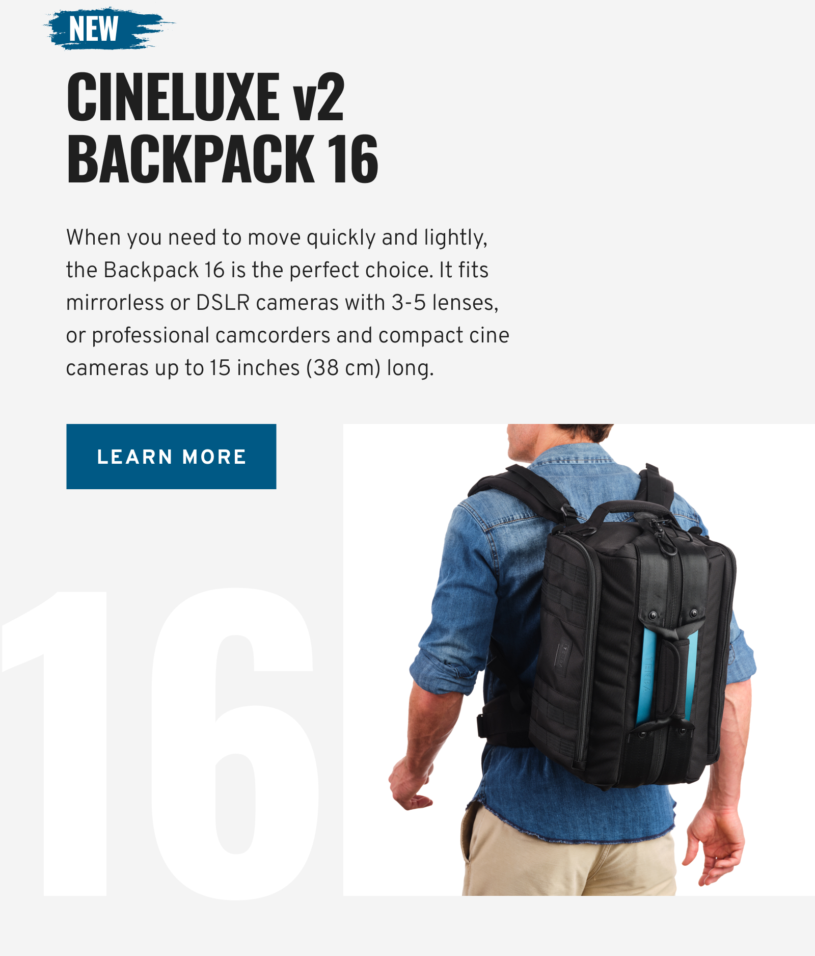 Tenba Cineluxe v2 Backpack 16